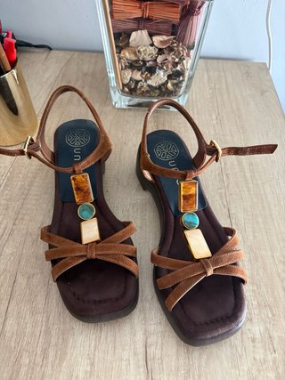 Sandalias Unisa Marrones Talla 36