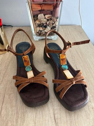 Sandalias Unisa Marrones Talla 36