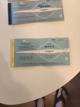 3 Billetes Antiguos Iberia