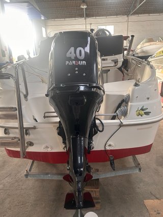 Embarcación Quicksilver 420 con remolque