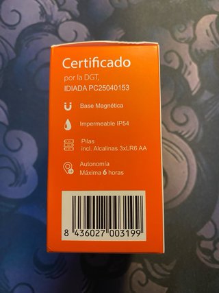 Baliza V16 IoT EBOX EB2503 Geolocalizada