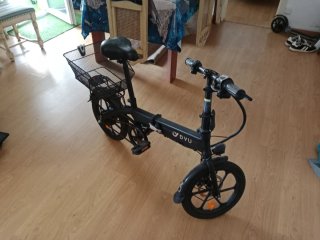 Bicicleta eléctrica DYU plegable