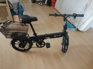 Bicicleta eléctrica DYU plegable