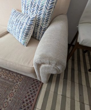 Sofá grande beige