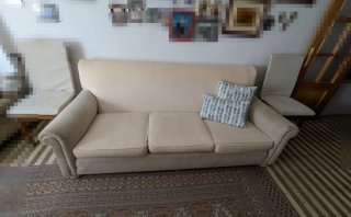Sofá grande beige