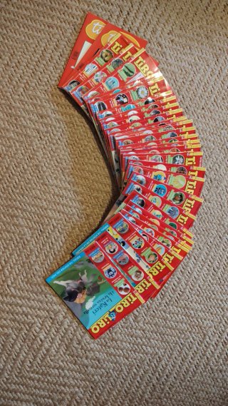 Lote revistas-libro TIROLIRO, en catalán, 7-9 años