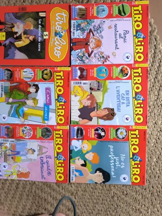 Lote revistas-libro TIROLIRO, en catalán, 7-9 años