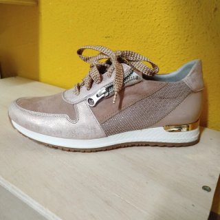 Zapatillas Fluchos rosa metalizado Talla 35