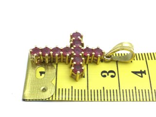 E1196188-0 CRUCIFIJO ORO 18K CON CIRCONITA