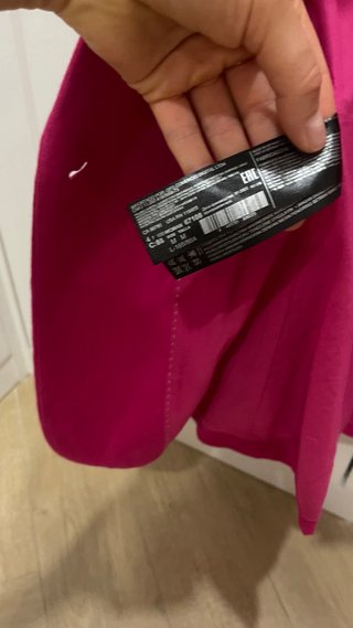 Traje lino rosa Mango Talla S