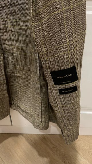 Americana Massimo Dutti Lino Talla M