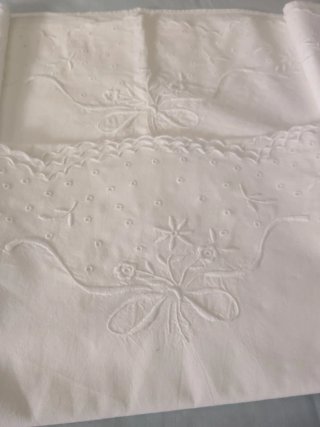 Juego sábanas bordadas 135cm sin estrenar