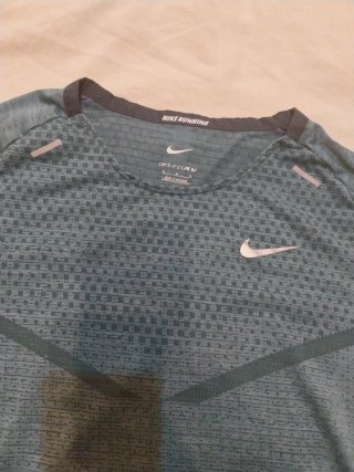 2 Maglie Nike M Corsa Grigio/Verde Acqua