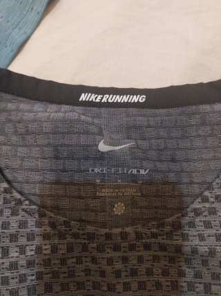 2 Maglie Nike M Corsa Grigio/Verde Acqua
