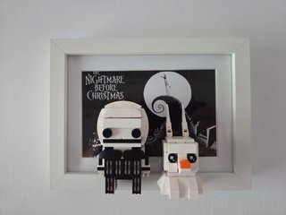 Diorama MOC Lego Pesadilla Antes de Navidad