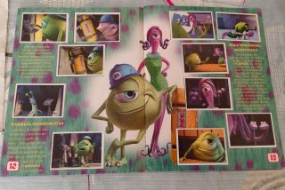 Album de cromos de Monstruos S.A. Panini