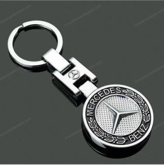 Llaveros Mercedes Benz Metálicos Clásicos (Pack 2)