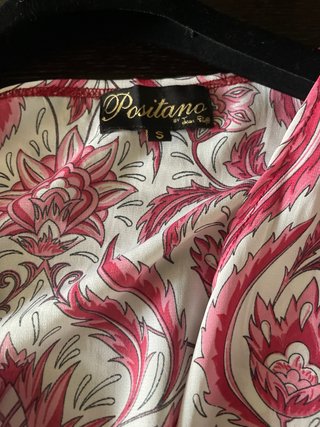 Camicia crop Positano donna fantasia floreale