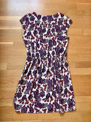 Vestido verano estampado paisley talla S