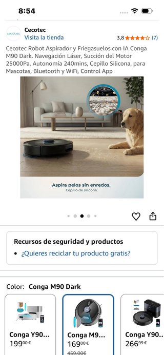Robot Aspirador Cecotec Conga M90