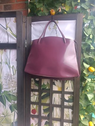 Bolso Coccinelle Piel Morado burdeos