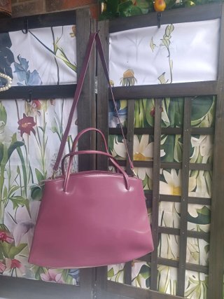 Bolso Coccinelle Piel Morado burdeos