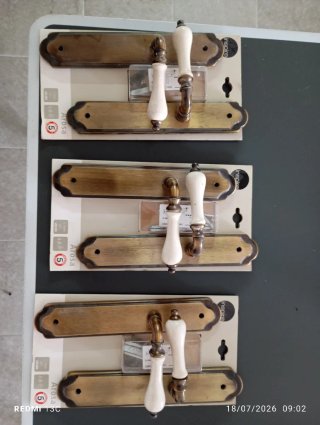 Manetas rústicas de puerta (3 unidades)