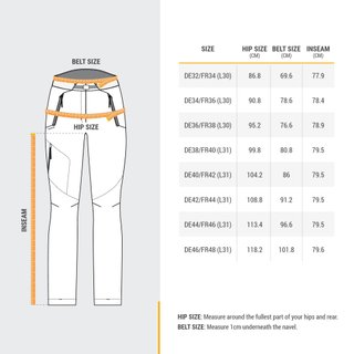 Pantalón de montaña y nieve perlante Mujer Quechua SH500