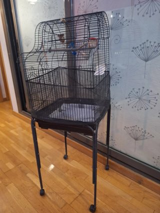 Jaula grande para pájaros