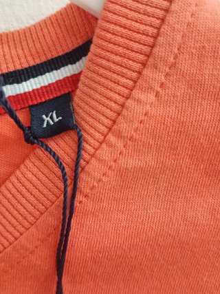 CoolBike, camiseta hombre color coral, logo Vespa