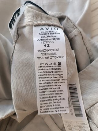 Pantalones anchos Aviù estampado marmoleado. T-38