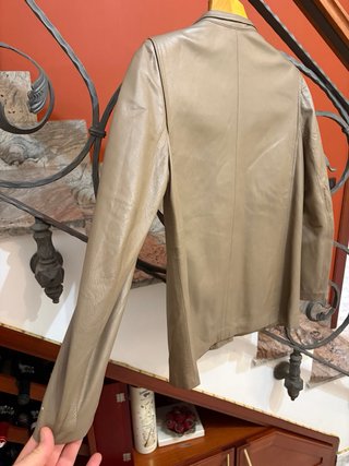 Giacca blazer in vera pelle morbida comoda vintage
