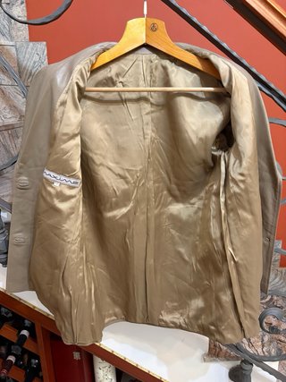 Giacca blazer in vera pelle morbida comoda vintage
