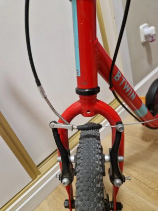 Bicicleta BTWIN 14 2 en 1 Roja