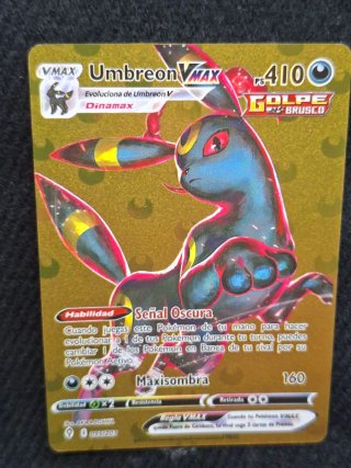 Carta Pokémon Umbreon VMAX 160 PS