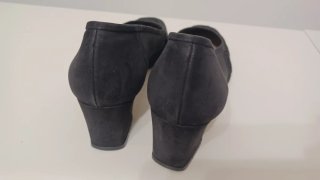 ZAPATOS ANTIGUOS ANTE Y PASAMANERÍA