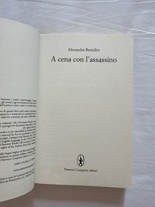 A cena con l'assassino di Alexandra Benedict