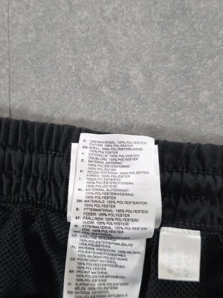 Adidas Vintage Y2K Track Shorts Neri Ricamati