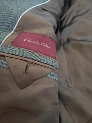 Americana Emilio Tucci Hombre Gris