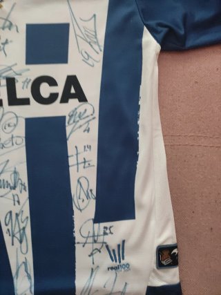 Camiseta Real Sociedad Firmada Centenario. T14