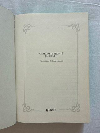 Jane Eyre di Charlotte Brontë