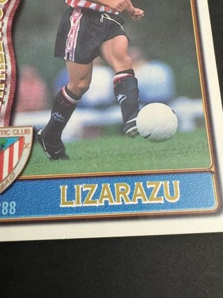 Cromo Lizarazu Número 288 por error Liga 1996 1997