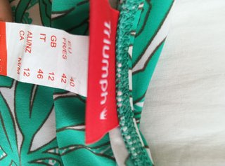 Bikini Triumph Verde Turquesa Talla L