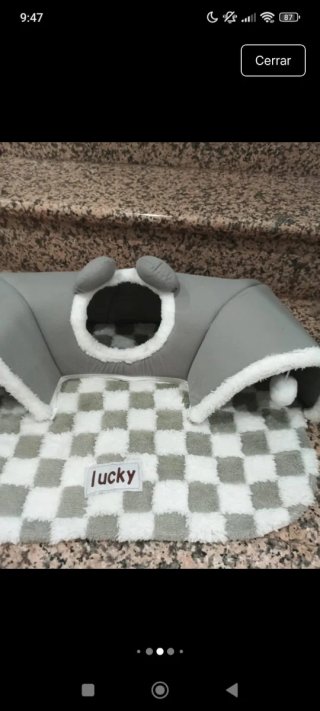 Cama túnel para gato pequeño