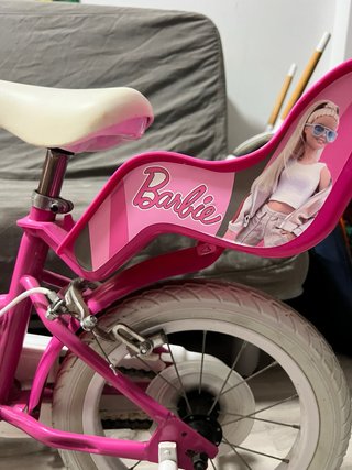 Bicicleta Infantil Barbie Rosa