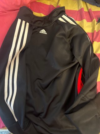Chaqueta Adidas Vintage Y2K Negra Roja