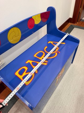 Banco baúl infantil FC Barcelona