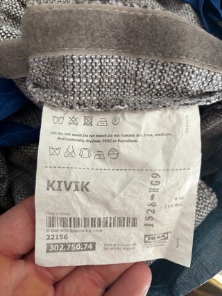 Funda Sofá IKEA KIVIK Isunda Gris