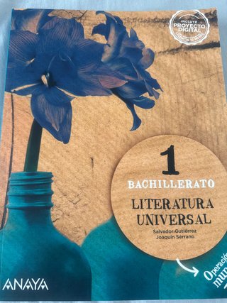 9788414311103 Literatura Universal 1 BAC Anaya
