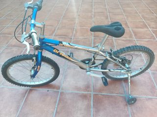 Bicicleta Di Terzo 20 Azul y Plata